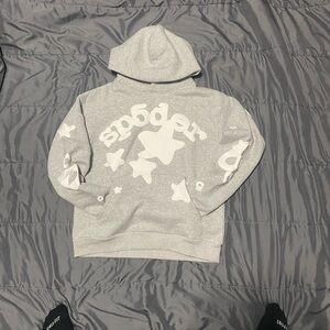 Size S Sp5der Beluga Hoodie 'Grey'